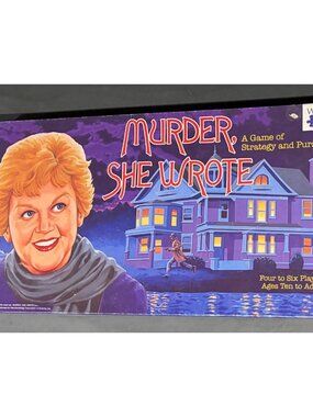 Murder She Wrote Board Game 1985 Complete